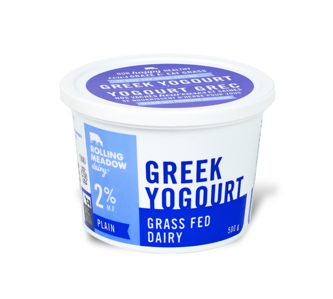 2 Plain Greek Yogourt Rolling Meadow Dairy